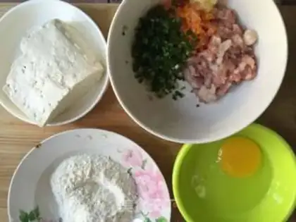 Make Tofu pie step 0