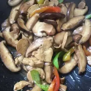 Make Pepper fried mushrooms step 5