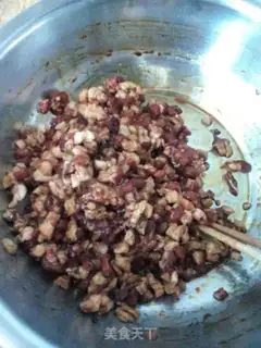 Make Peas buns step 1