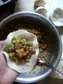 Make Peas buns step 7
