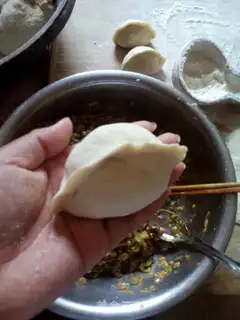 Make Peas buns step 8