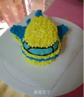 Make A little plane cake step 9