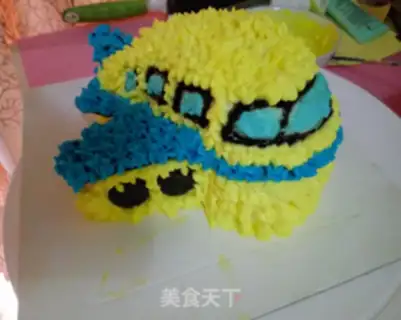 Make A little plane cake step 10