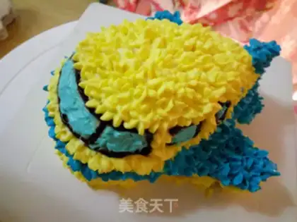 Make A little plane cake step 12