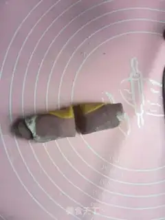 Make Three-coloured steam cake step 11
