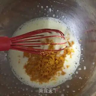 Make A lemon egg, Madeleine step 4