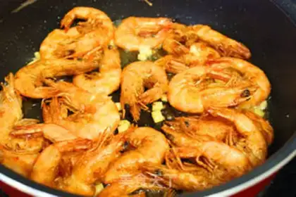 Make Shrimp with pepper salt sauce step 14