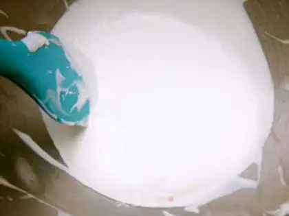Make Gradual blueberry frozen cheese step 4