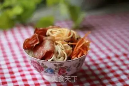 Make Soy sauce bacon noodles step 10