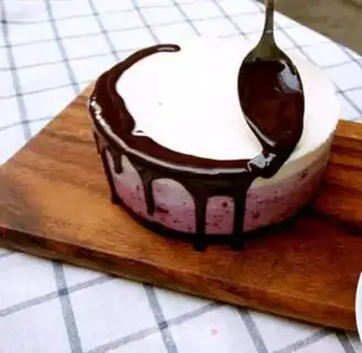 Make Gradual blueberry frozen cheese step 11
