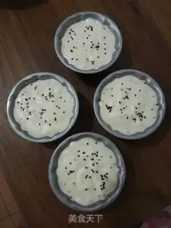 Make Black sesame ricin cake step 12