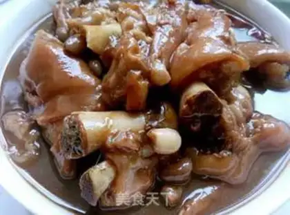 Make Red burning pig hoof step 5