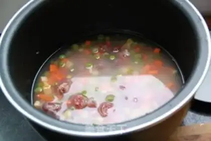 Make Good salami rice step 3