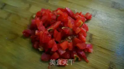 Make Tomato bumps step 1