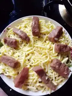 Make Black pepper steak cheese step 10