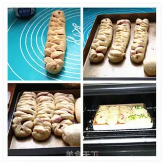 Make Blueberry ladle bread step 3