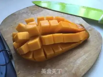 Make Coconut mango simil step 5