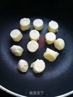 Make Seafood mushrooms, Japanese tofu step 2