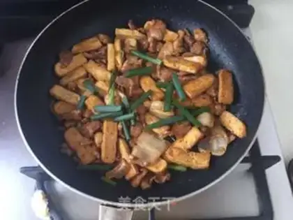 Make Tofu pie step 4