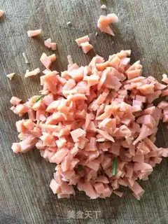 Make Onion ham eggcake step 3