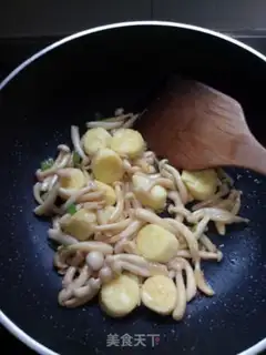 Make Seafood mushrooms, Japanese tofu step 9