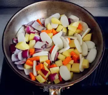 Make Curry cake step 1