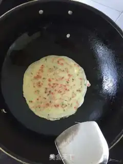 Make Onion ham eggcake step 8
