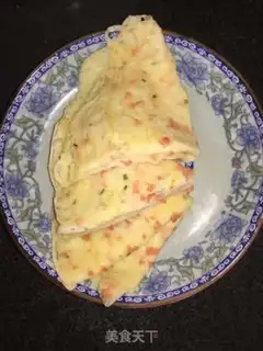 Make Onion ham eggcake step 9