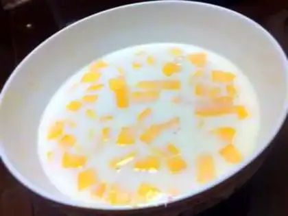 Make Coconut mango simil step 0