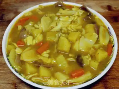 Make Curry cake step 6