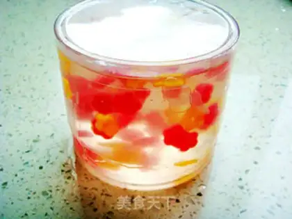 Make Cherry ice powder step 5