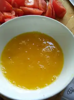 Make Tomatoe egg soup step 7