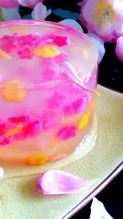 Make Cherry ice powder step 8