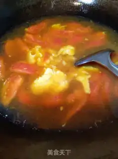 Make Tomatoe egg soup step 10