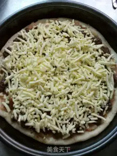 Make Black pepper beef potato mashed pizza step 12