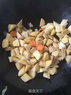 Make Fried apricot step 1