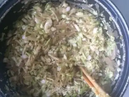 Make Lotus cabbage box step 1