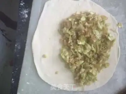 Make Lotus cabbage box step 2