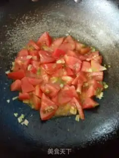 Make Tomato egg noodles step 3
