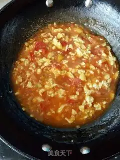 Make Tomato egg noodles step 4