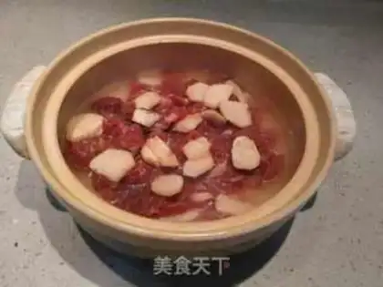 Make Horseshoe beef rice rice step 2