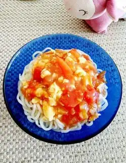 Make Tomato egg noodles step 8
