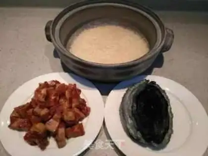Make Abalone pork and rice step 0