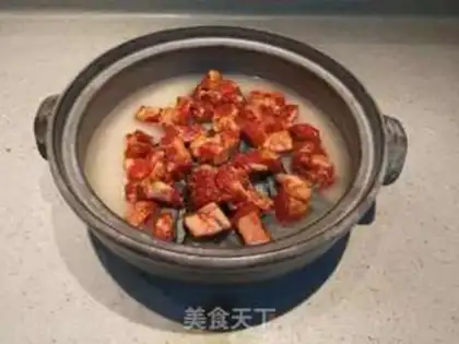 Make Abalone pork and rice step 2