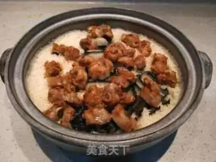 Make Abalone pork and rice step 4