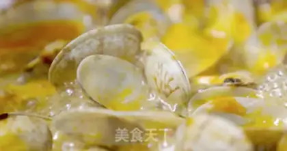 Make Western clams and silk melons step 3