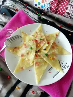 Make Rounded ham eggcake step 6