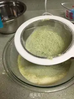 Make Japanese green tea cheesecake step 5