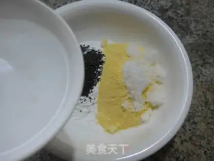 Make Black sesame corn tacos step 3
