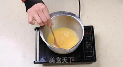 Make The cool mango pudding of summer step 4